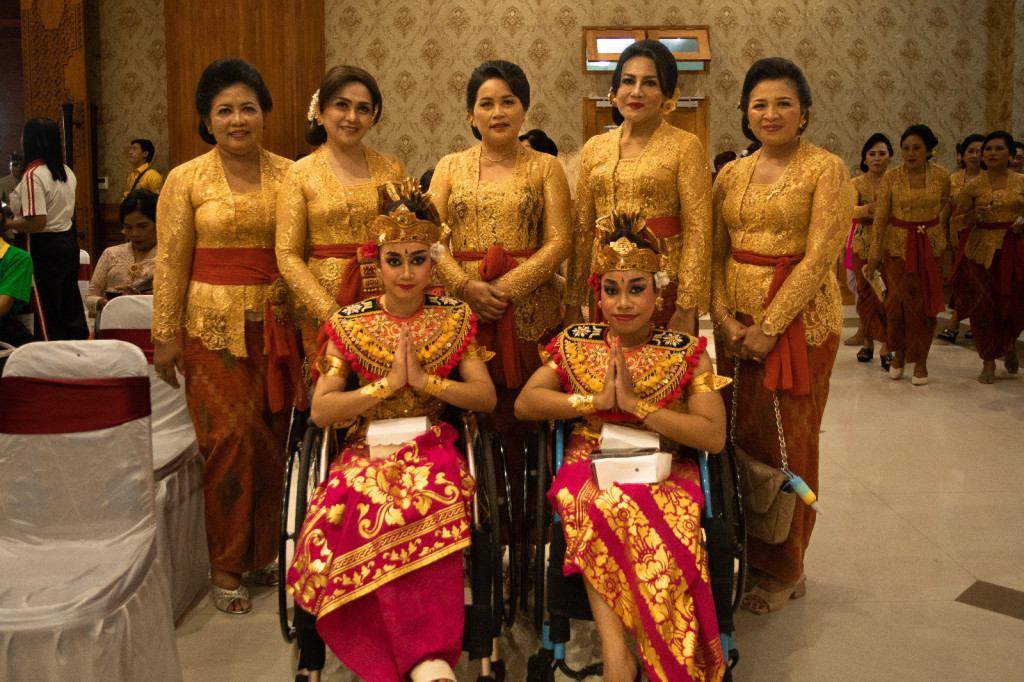 Ketua TP. PKK Badung Buka Lomba Seksi Kewanitaan PKB XLV Kabupaten Badung